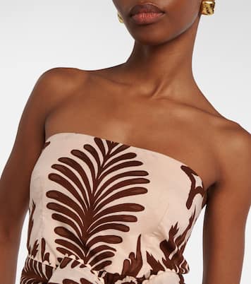 Bedrucktes Minikleid Christine aus Baumwolle | Poupette St Barth