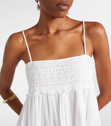 Midikleid Danielle aus Baumwolle und Spitze | Posse