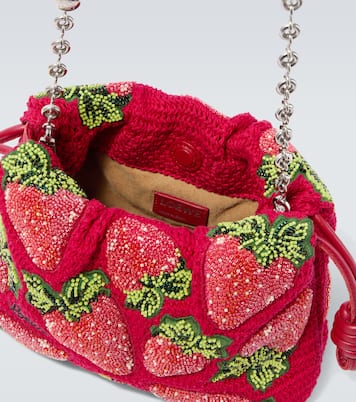 Paula's Ibiza Clutch Flamenco Strawberry Mini | Loewe