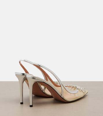 Crystal Firework slingback pumps | Aquazzura