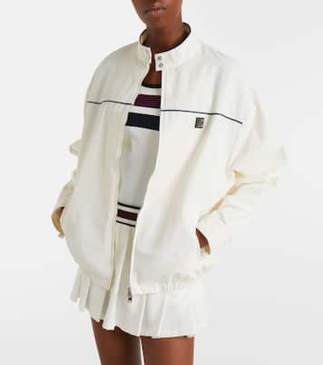 Oversized tennis jacket | Tory Burch