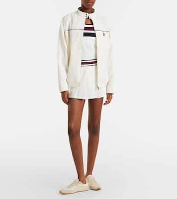 Oversized tennis jacket | Tory Burch