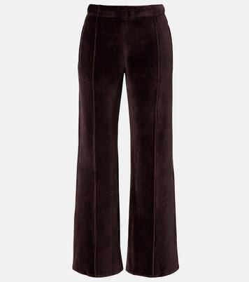 Cotton-blend velvet sweatpants | Courrèges