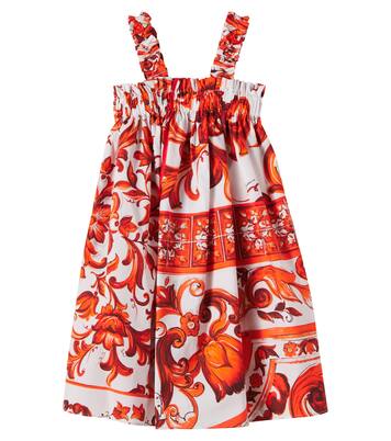 Printed cotton dress | Dolce&Gabbana Kids