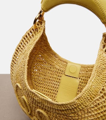 Summer Banana raffia shoulder bag | Chloé