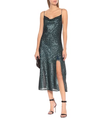 Midikleid mit Pailletten | Simkhai