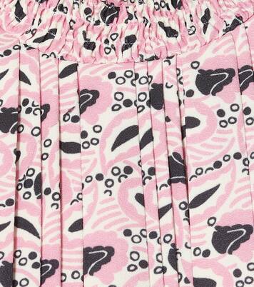 Bedruckte Bluse aus Crêpe | Prada