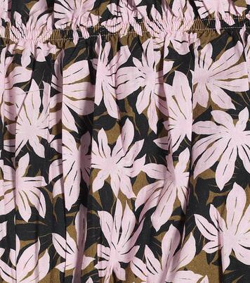 Top Gypsy raccourci imprimé en coton | Alexandra Miro