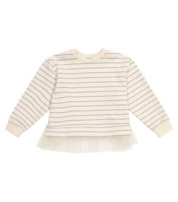 Pull rayé en coton | Brunello Cucinelli Kids