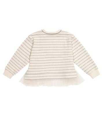 Pull rayé en coton | Brunello Cucinelli Kids