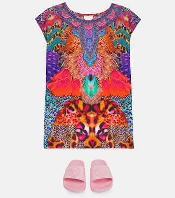 Cafetan Xanadu Rising imprimé en coton | Camilla Kids