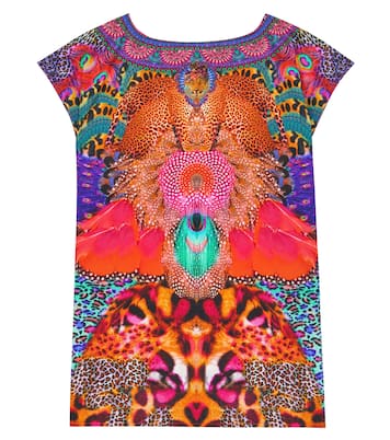 Cafetan Xanadu Rising imprimé en coton | Camilla Kids