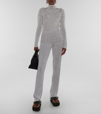 Mid-Rise-Schlaghose aus Rippstrick | Dion Lee