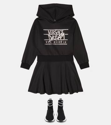 Robe à capuche | Versace Kids