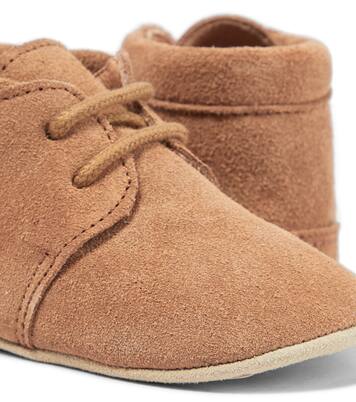 Baby suede lace-up shoes | Petit Nord
