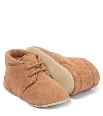 Baby suede lace-up shoes | Petit Nord