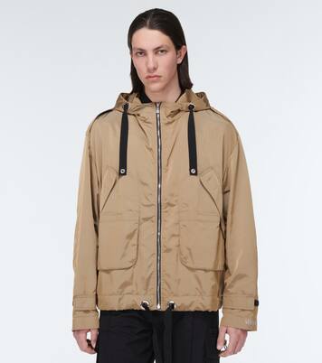 Hooded nylon jacket | Versace