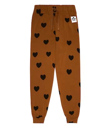 Basic Hearts jersey sweatpants | Mini Rodini