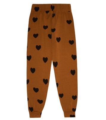 Basic Hearts jersey sweatpants | Mini Rodini