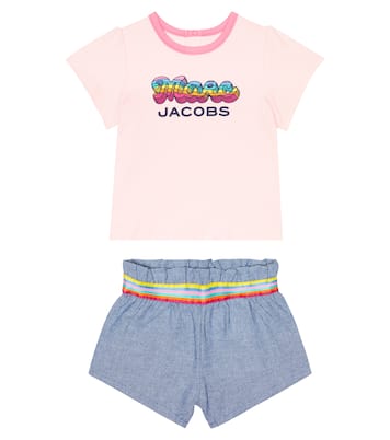 Baby cotton T-shirt and shorts set | Marc Jacobs Kids