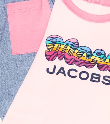 Baby cotton T-shirt and shorts set | Marc Jacobs Kids