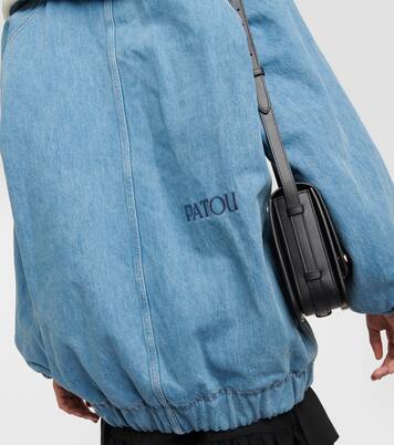 Bomberjacke aus Denim mit Teddyfleece | Patou