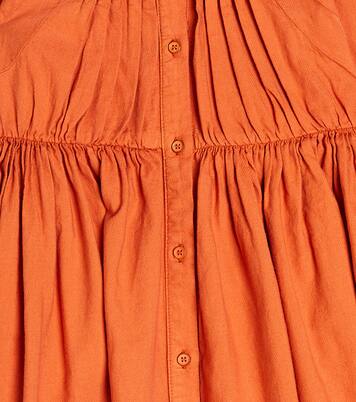 Trudy pleated cotton dress | Morley