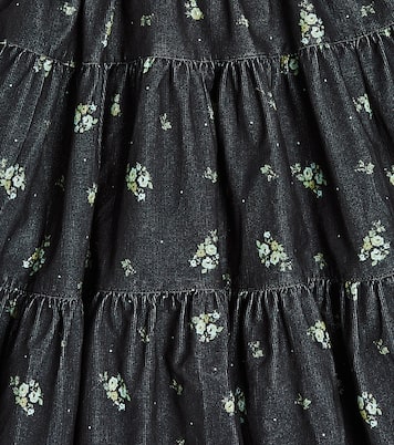 Jupe Maryjane en coton à fleurs | C'era Una Volta