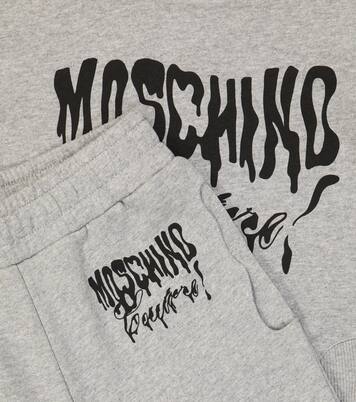 Cotton jersey sweatshirt and sweatpants set | Moschino Kids