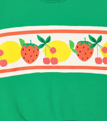 Fruits Panel cotton sweatshirt | Mini Rodini