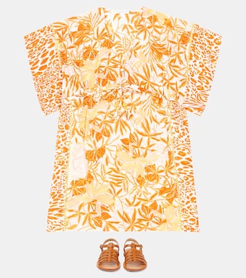 Cafetan Amaya à fleurs | Poupette St Barth Kids