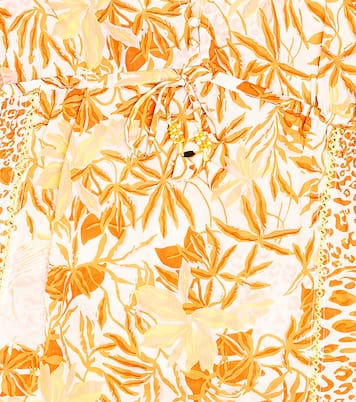 Cafetan Amaya à fleurs | Poupette St Barth Kids