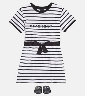 Striped cotton dress | Givenchy Kids