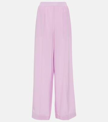 Weite Hose Hulin aus Seiden-Crêpe | Joseph