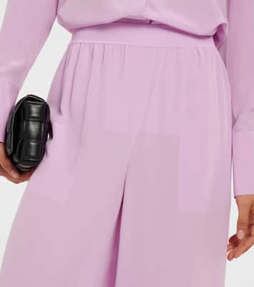 Weite Hose Hulin aus Seiden-Crêpe | Joseph