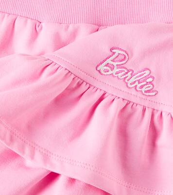x Barbie® cotton-blend skirt | Monnalisa