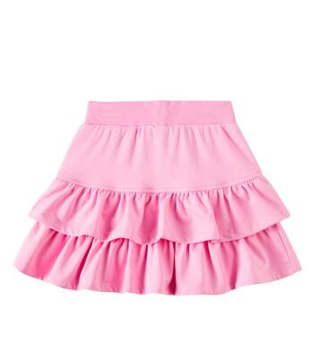 x Barbie® cotton-blend skirt | Monnalisa