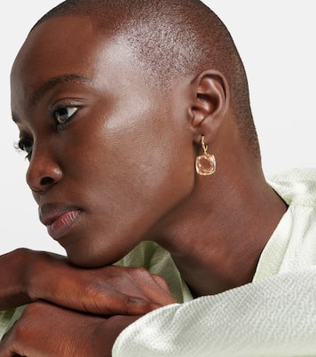 Boucles d'oreilles Serenity en or 18 ct et morganite | Octavia Elizabeth