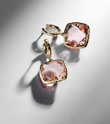 Boucles d'oreilles Serenity en or 18 ct et morganite | Octavia Elizabeth