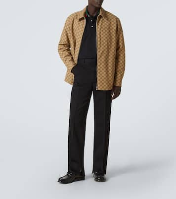 GG canvas cotton-blend overshirt | Gucci