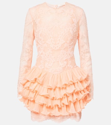 Crush Lace Frill minidress | Zimmermann
