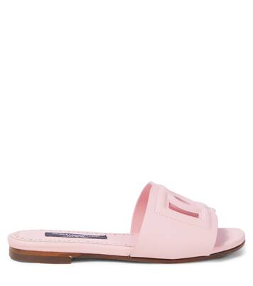 Mules DG en cuir | Dolce&Gabbana Kids
