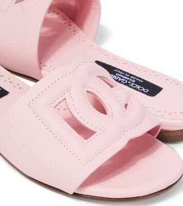 Mules DG en cuir | Dolce&Gabbana Kids