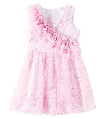Floral tulle dress | Monnalisa