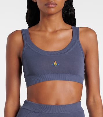Bea embroidered cotton tank top | Vivienne Westwood
