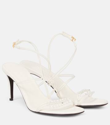 Loop 75 embellished leather sandals | Khaite