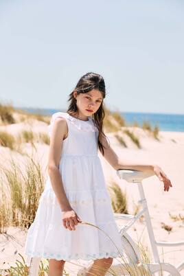 Liberty ruffled cotton dress | Patachou