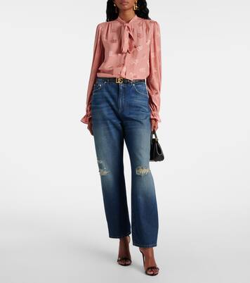 Distressed straight jeans | Dolce&Gabbana