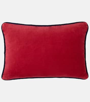 Lobster embroidered cushion | Les-Ottomans