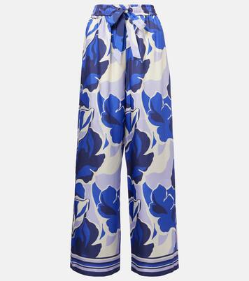 Paros printed wide-leg pants | Rebecca Vallance